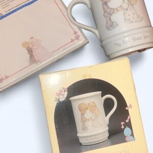White Mug with Children Illustration